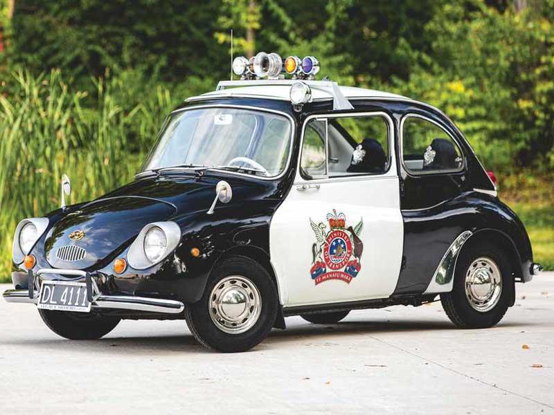 خاص ترین خودروی پلیس جهان؛ یک سوباروی 16 هزار دلاری!