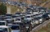 ترافیک سنگین و کلافگی مسافران در محورهای مازندران