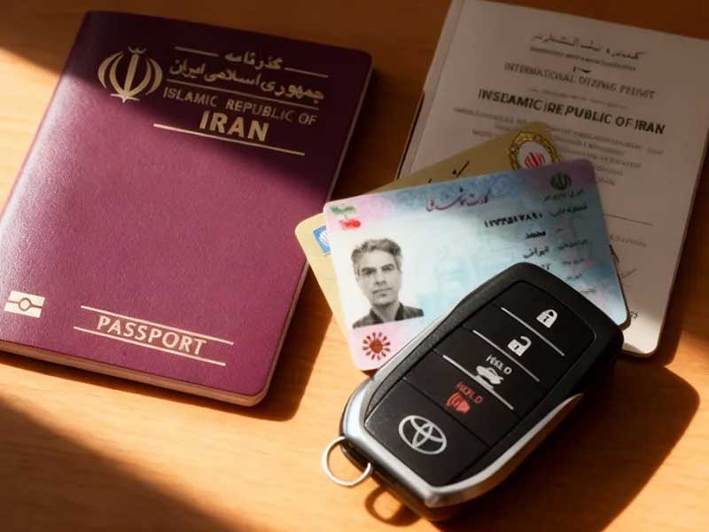 مدارک برای دریافت خدمات اجاره خودرو در فرودگاه امام